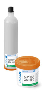 Alpha 243872, OM-550 Low Temperature No-Clean Lead-Free Solder Paste, Type 4, 500 Gram Jar