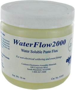 Alpha AM51055 Waterflow 2000 Paste Flux, 16 oz JAR