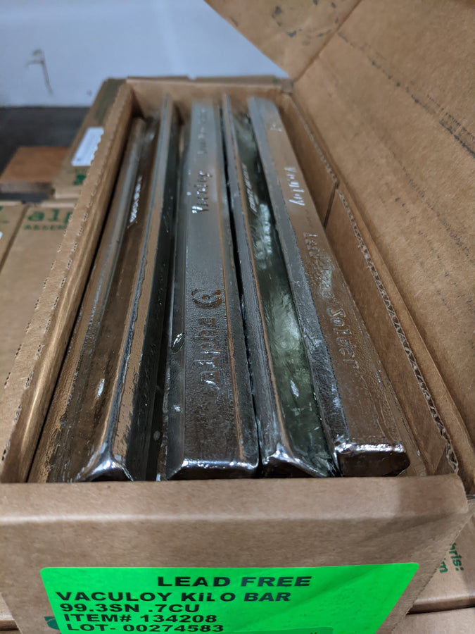 Sacx Alpha SACX0307 Lead Free Wave Solder Bar - 2.25 Lbs