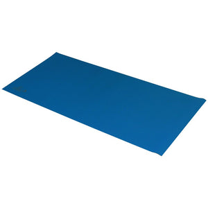 Desco 65139 Statfree B2 Plus 2-Layer Dark Blue Vinyl Table Mat, 24" x 36"