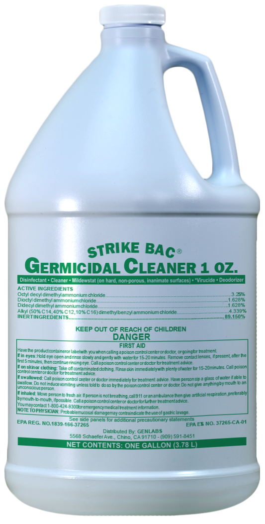Strike Bac Germicidal Cleaning Concentrate (#1152) - 1 Gallon
