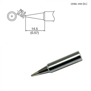 Hakko Tip T18-B Soldering Tip, Conical 0.5mm