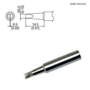 Hakko Tip T18-D32 Soldering Tip, Chisel 3.2mm