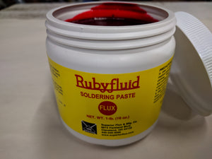 RubyFluid Paste Flux - Soldering Flux - 1 lb Jar