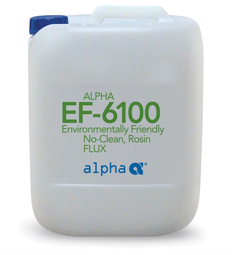Alpha 148691-0001, EF-6100 No-Clean Soldering Flux - 1 gallon size