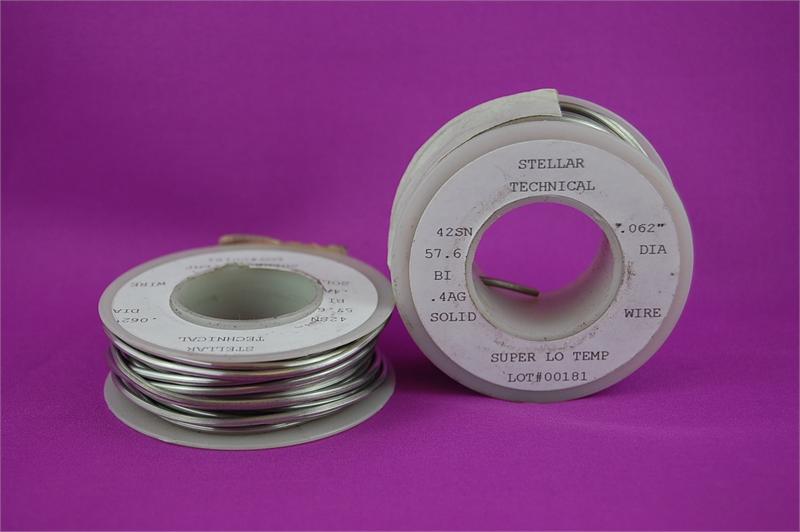 Super-Low Temp Lead-Free Solder Wire For Pewter .062