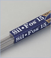 Sil-Fos 15 Brazing Rods, 1 LB Tube, Lucas-Milhaupt 95150