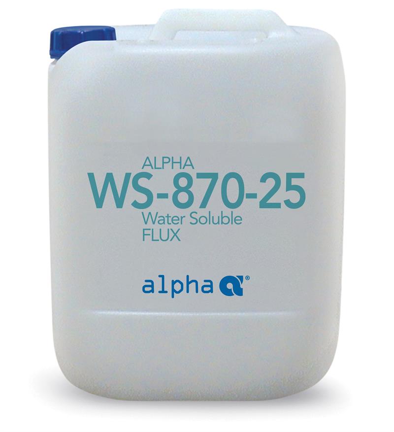 Alpha 116125-0005, 870-25 Water-Soluble Soldering Flux - 5 gal Pail